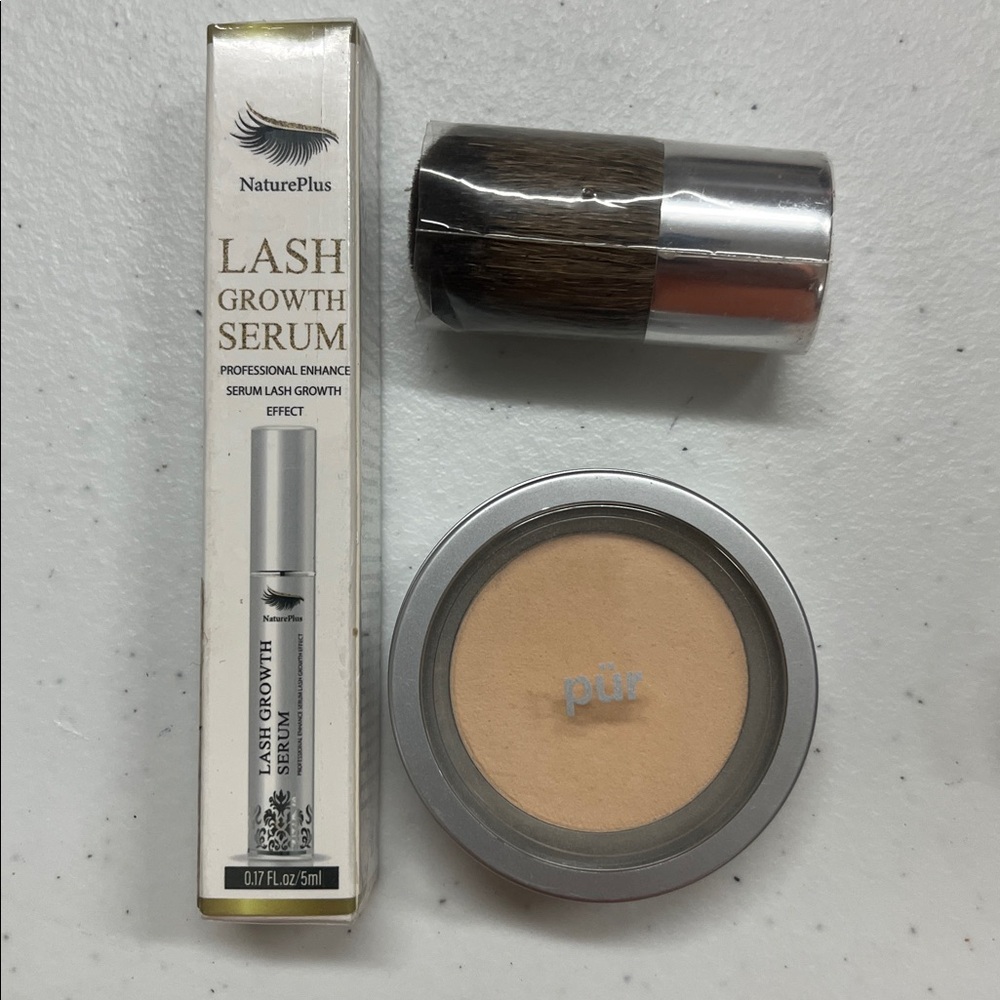 BUNDLE- Lash Serum, Mineral Makeup, & Kabuki Makep Brush